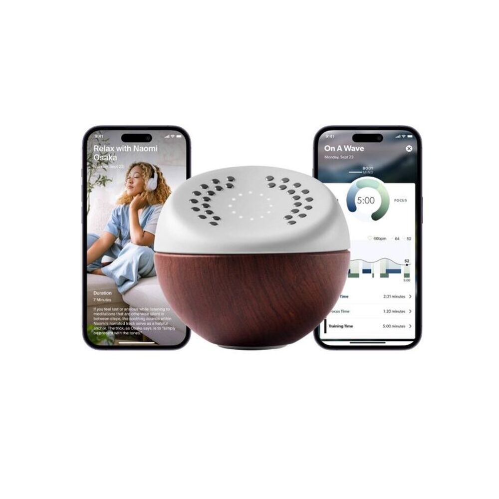Open Box - Hyperice -  Core Premium Smart Meditation Trainer Brown